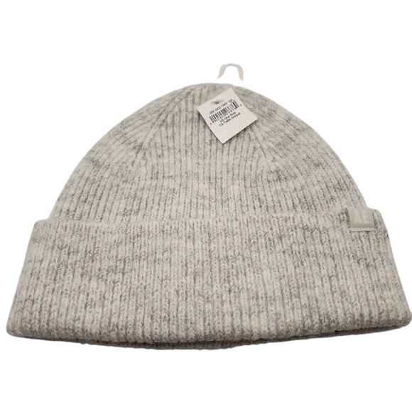 American Eagle Gray Knit Beanie One Size Nwt - Picture 1 of 3
